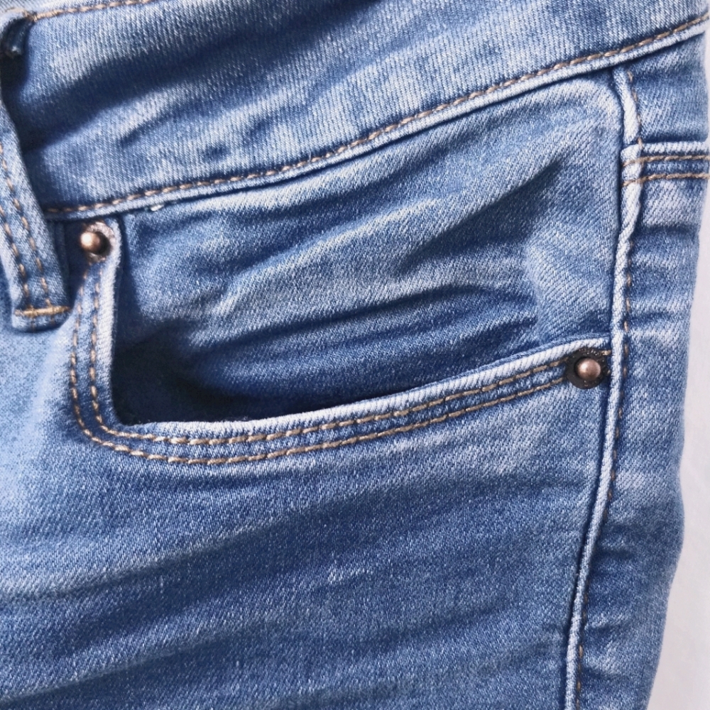 NWT High rise super skinny ripped dark wash jeanse - Picture 7 of 12